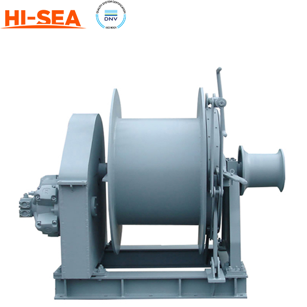 100kN Hydraulic Single Drum Winch